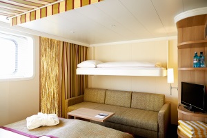 A-ROSA Flora Cat G cabin with 2 extra beds